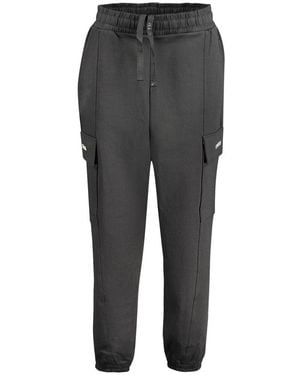 Guess Black Cotton Pant - Gray