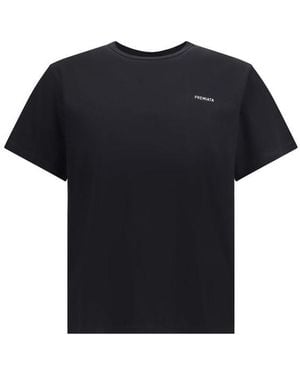 Premiata Solid Colour Short Sleeve Tee - Black