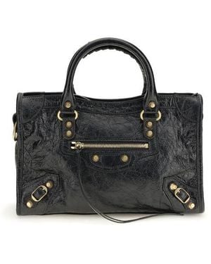 Balenciaga Black Lamb Leather Shoulder Bag
