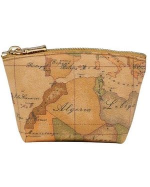 Alviero Martini 1A Classe Cotton Clutch Bag - Natural