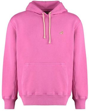 Autry Cotton Hoodie - Pink