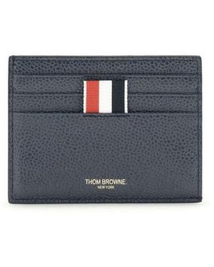 Thom Browne Blue Calf Leather Bos Taurus Wallet