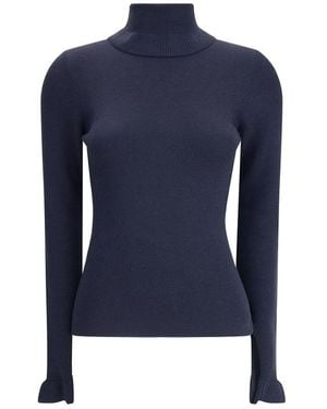 Chloé Turtleneck Sweater - Blue