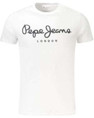 Pepe Jeans Cotton Tshirt - White