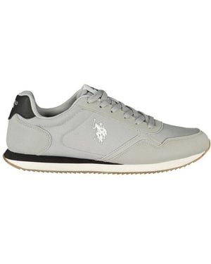 U.S. POLO ASSN. Grey Polyurethane Men's Trainer