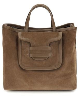 Pierre Hardy Brown Suede Leather Shoulder Bag