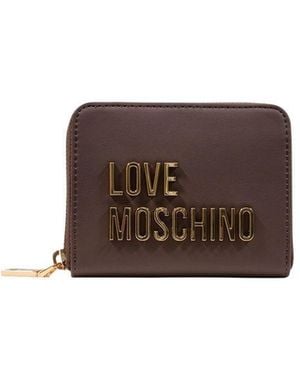Love Moschino Brown Polyethylene Wallet