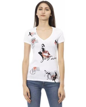 TRUSSARDI ACTION White Cotton 's Top