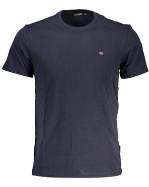 Napapijri Cotton T-Shirt - Blue
