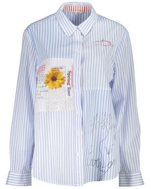 Desigual Viscose Shirt - Blue
