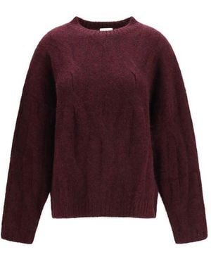 Allude Purple Cashmere Sweater