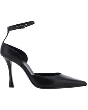 Givenchy Black Lamb Leather Court Shoes