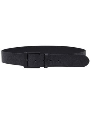 Calvin Klein Black Leather Regular Belt