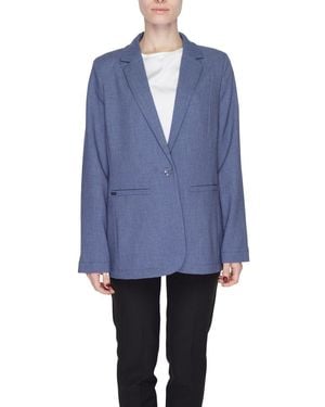 Street One Polyester Suits & Blazer - Blue