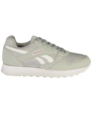 Reebok Gray Polyester Athletic Sneakers