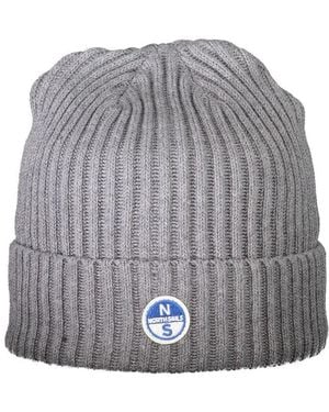 North Sails Gray Cotton Men Cap