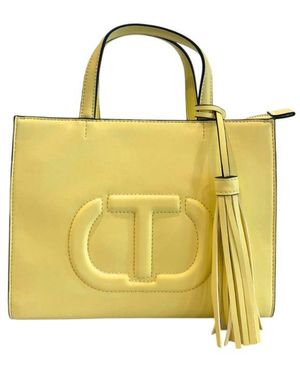Twinset Yellow Pu Handbag