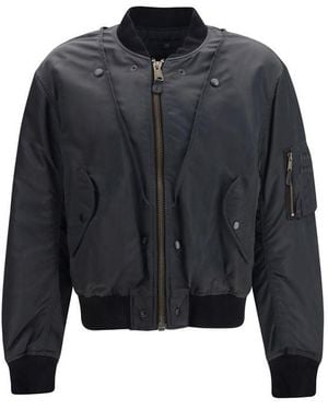 Maison Margiela Multicolour Polyamide Bomber - Black
