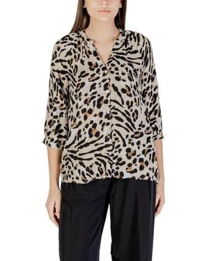 Ichi Viscose Shirt - Black