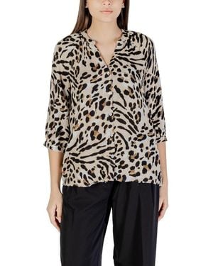 Ichi Viscose Shirt - Black