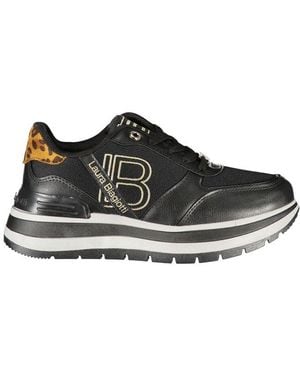 Laura Biagiotti Black Polyester Trainer