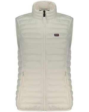 Norway 1963 Bianco Poliammide 's Gilet - Gray