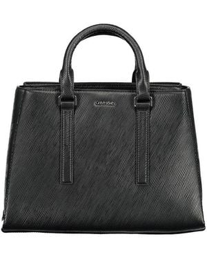 Calvin Klein Polyester Handbag - Black
