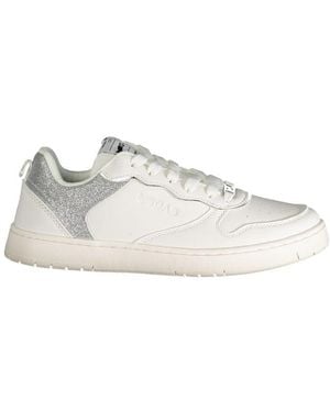 Gas White Polyester Sneaker