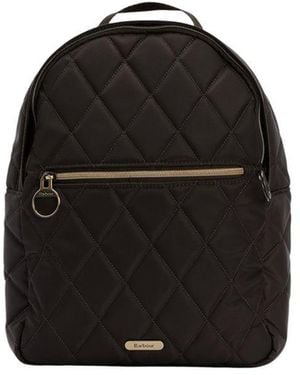 Barbour Green Polyamide Backpack - Black