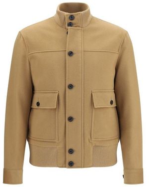 Lardini Beige Wool Oves Aries Full - Natural