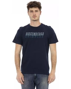 Bikkembergs Cotton T-Shirt - Blue