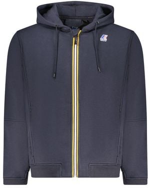 K-Way Blue Cotton Men Sweater - S