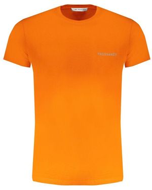 Trussardi Cotton T-Shirt - Orange