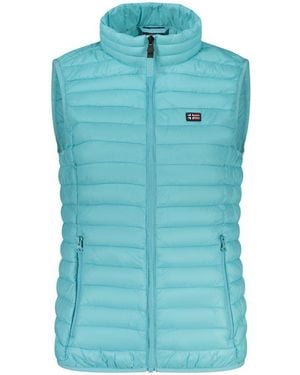 Norway 1963 Azzurro Poliammide S Gilet - Blue