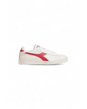 Diadora Red Leather Trainer - Pink