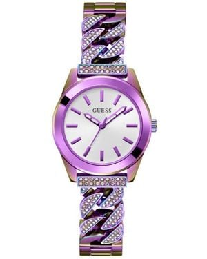 Guess Multicolor Stainless Steel Bracelet Watch - Metallic