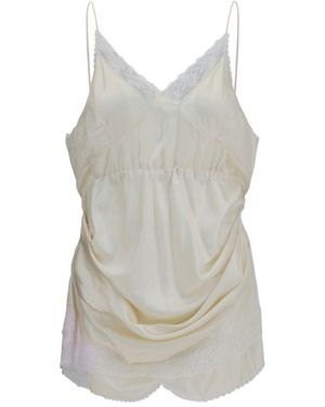 Magda Butrym Beige Viscose Cocktail Dress - Grey