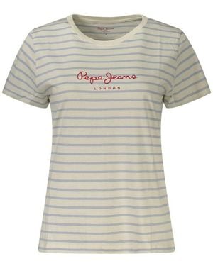 Pepe Jeans Bianco Cotton T - Grey
