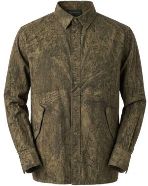 MR & MRS Green Viscose Men's Shirt