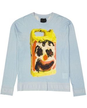 Givenchy Wool And Silk Printed Jumper - White