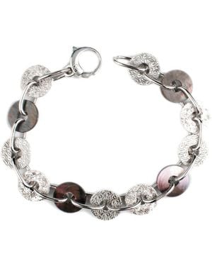 Gc Silver Stainless Steel Bracelet - Metallic