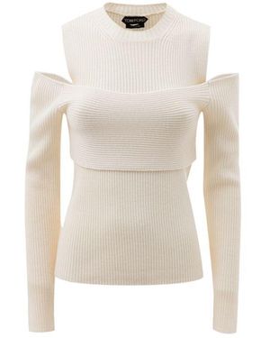 Tom Ford White Wool T