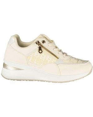 Laura Biagiotti White Polyurethane Sneaker