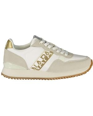 Napapijri White Polyurethane 's Trainer