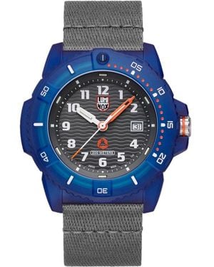 Luminox Gray Nylon Watch - Blue