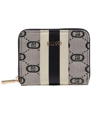 Liu Jo Black Polyester Wallet