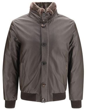 Moorer Brown Leather Full - Gray