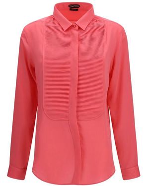 Tom Ford Multicolour Silk Dress Shirt - Pink