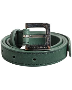 Dolce & Gabbana Leather Belt - Green