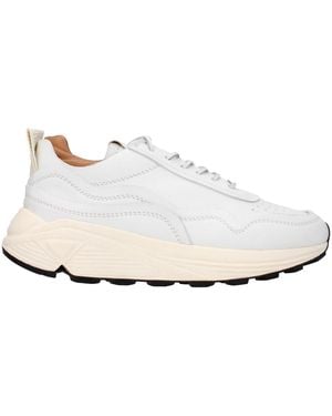 Buttero White Leather Trainers